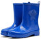 AONEGOLD Stivali da Pioggia in Gomma per Bambini Antiscivolo Impermeabili Stivali Resistente Comodi Rain Boot(Blu Navy,39-40 EU)