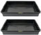 GREEN24 2 Stück Multipack Profi Gewächshaus-Wanne XL565 wasserdicht für Pflanzen, Gewächshäuser und Garten, 56,5 x 41,5 x 8,5 cm, schwarz, für Innen und Außen (2 Stück)