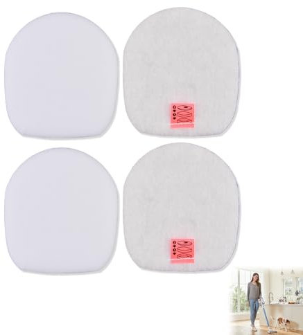 Sharelove Filz-Schaumstofffilter für Shark Filter, praktische Anti-Haar-Wickel-Staubsauger, Ersatzfilter, kompatibel mit IZ162H, IZ362H, IZ363HT, IZ440H, IZ462H, IZ483H, Weiß, 2 Stück