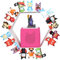 Xozoyo Hexagon Shelf for Tonie Shelf,Tonies Storage with 60-70Pcs Adhesive Metal Plate for Creative Tonie Box Magnetic Shelf for Tonie Figures,Characters, Shelf for Kids