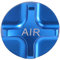Krytavo Bike Air Gas Schrader Caps Sospensione Bici Parti Forcella Forcella Anteriore per Road Bike Blu