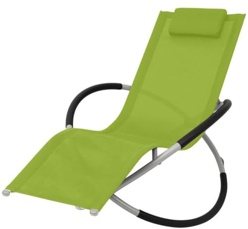 LVHUIDEH Modernen Sonnenliege, Liegestuhl aus Metall, Ergonomisch, Klappbare, Gartenliege, Relaxliege, Campingliege für Balkon Strande Garten, 144 x 74 x 85 cm