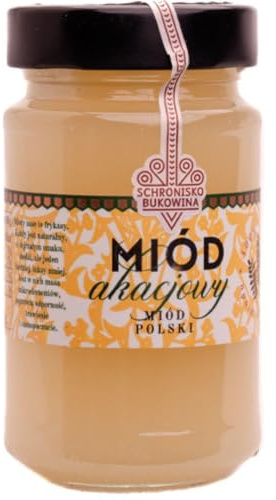SCHRONISKO BUKOWINA Akazienhonig 310 g / 240 ml | Mild und fein süß – ideal für Brot, Tee, Joghurt, Müsli, Desserts und zum Süßen von Getränken