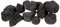Alipis Décoration Daquarium Gravier Volcanique Pierre Naturelle Noir Paquet De 250 G