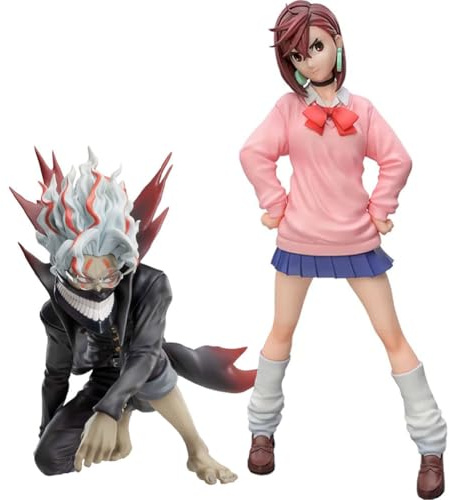 Gooyeh Ayase Momo Figur Anime Okarun Actionfigur Stehende Haltung Statue Cartoon-Charakter Modell Sammlerobjekt Desktop-Dekoration Geschenke für Fans 17 cm 2 Stück
