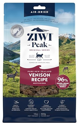 ZiwiPeak Daily Cat Cuisine Pouches Venison, 400 g