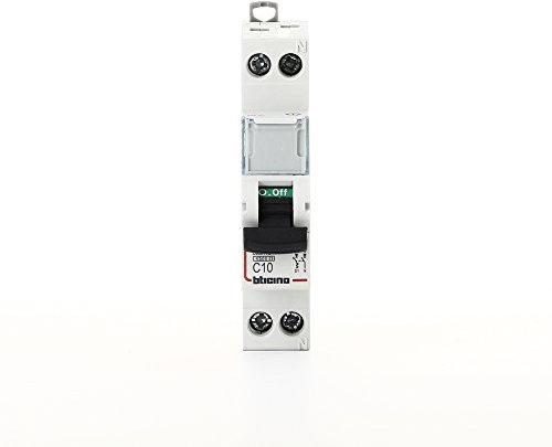 BTicino FA881C10 Interruttore Automatico, 1P+N 4.5 kA, 10 A