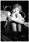 10er Set Postkarte PIPPI LANGSTRUMPF - Motiv: PL PIPPI NACHDENKLICH SCHWARZ-WEISS, Anlass: Kindermotive, Künstler/Verlag: KARTENKOMBINAT © Saltkråkan AB & AB Svensk Filmind, Größe: A6