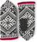 Hestra Nordic Wool Fäustlinge Fausthandschuhe Strickhandschuhe Handschuhe Wollhandschuhe (10 HS - schwarz-weiß)