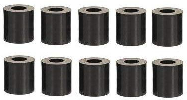 Distanzhülsen für M8 Schrauben, Länge 15mm, Kunststoff schwarz, Set mit 10 STK.