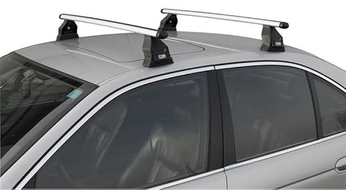 Barres de Toit Aluminium pour Citroen C4 Berline - 5 Portes - de 2004 à 2010