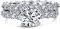 Art Deco Stil Traditionelle 3Ct Cubic Zirconia Runde Brilliant Cut Runde Solitaire Eternity Band Aaa Cz Jahrestag Hochzeit Verlobungsring Set Band Für Frauen .925 Sterling Silber
