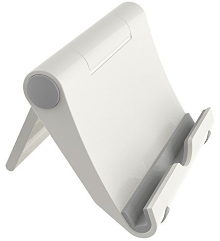 RICOO Tablethalterung T0100 Tablet Halter Ständer Smartphone Stand Handy Stativ Halterung Dock/Flexibel Klappbar Faltbar Klein / 4/5cm - 10/25cm Zoll/Silber Grau