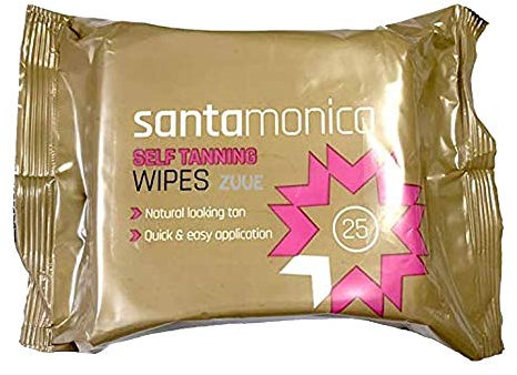 Santa Monica Self Tanning Wipes 25 Tnning Wipes