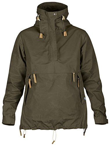 Fjällräven Damen Anorak No. 8, Dark Olive, XS