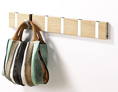 LOCA Knax 6 Garderobe Haken silbe (Eiche geölt)