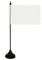 U24 Tischflagge Weiss Weiß zum Beschriften Flagge Fahne Tischfahne 10 x 15 cm