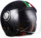 SOXON® SP-888 „Imola Black“ · Jet-Helm · Motorrad-Helm Roller-Helm Scooter-Helm Moped Mofa-Helm Chopper Retro Vespa Vintage · ECE 22.05 Sonnenvisier Schnellverschluss SlimShell Tasche M (57-58cm)