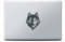 Wolf MacBook Sticker, MacBook Pro Aufkleber, MacBook Air Decal