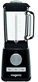 Magimix 11622 Mixeur en verre 1,8 l 1200 W Blender 600 tr/min, 15000 tr/min Noir