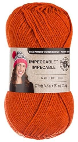 Loops & Threads Impeccable Yarn 4.5 oz. One Ball - Pumpkin