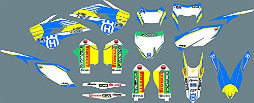 RL-31 Customized Decals Stickers Graphics for HUSQVARNA TC FC TE FC 125cc-300cc 2014 2015 3M Glue Dirt Bike Sticker for Husqvarna TC FC TE FE 125 250 300 350 450 501 2014–2015