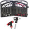 Spares2go 16 Piece T Handle Metric Hex Key Allen & Star Torx Screwdriver Set