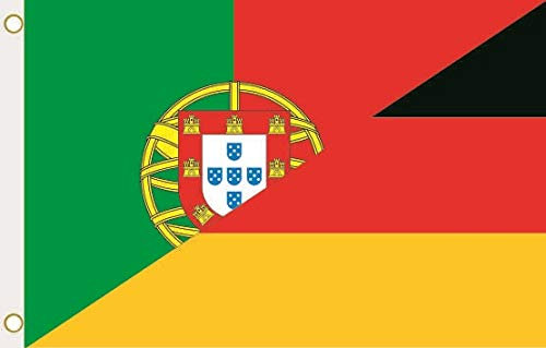 U24 Flagge Fahne Portugal-Deutschland 90 x 150 cm
