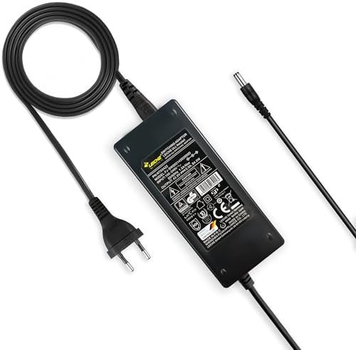 LEICKE ULL 84W 42V 2A Chargeur Trotinette Electrique avec DC 5.5*2.1mm Connecteur, Convient à 36V 2A Batterie Chargeur pour Universelle Urbanglide Scooter Vélo Electrique, 300cm Câble d'Alimentation