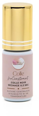 NoConstraint Colle Noir à Extension de Cils pour Professionnels - Colle Faux Cils Séchage Ultra Rapide (0,3s) Sans Contrainte ni d'Humidité, ni Température - Facile à Travailler et Tenue Longue Durée