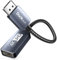 dockteck Adaptateur DisplayPort vers HDMI actif 4K 60Hz mâle DP 1.4 vers HDMI femelle convertisseur pour moniteur, HDTV, projecteur, ordinateur de bureau, ordinateur portable