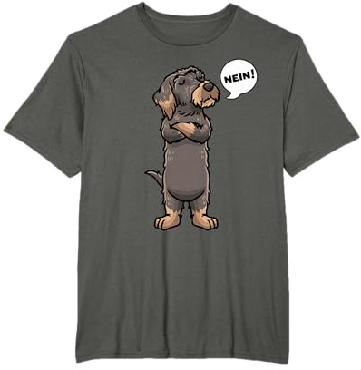 Rauhaardackel Nein Dackel Hund T-Shirt