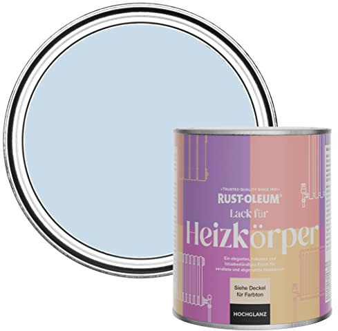 Rust-Oleum Blue Heat Resistant Radiator Paint in Gloss Finish - Blue Sky 750ml