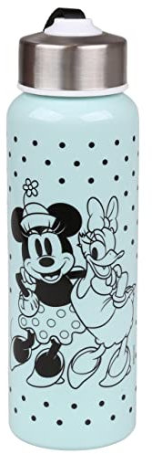 Minnie Mouse Daisy Disney Plastikflasche/Wasserflasche, mint mit Tupfen 650ml