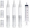 3 PCS 6ml Touch Up Paint Pens, Empty Oil Pen Transparent Paint Pen Fillable Brush Pen with Needle Tube for Interior Paint to Drywall Wall Cabinets Furniture Wood Furniture(White)