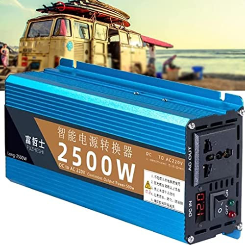 Inverter onda sinusoidale pura Inverter A Onda Sinusoidale Pura Da 2500 W 3000 W Inverter Da 12 V CC A 220 V CA Convertitore For Auto Con Display A Doppia Tensione, For Veicoli TV Computer Trapani A M