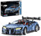 Lukie Technik Auto BWM M4 CSL, 2280 Teile Klemmbausteine Technik Auto Set, Maßstab 1:10 Automodell, Kompatibel mit Technik BMW M4
