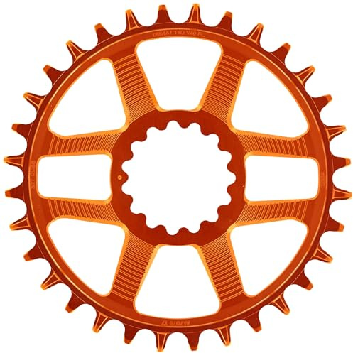 Helix R Guidering Kettenblatt – Direktmontage – 28 Zähne – 52/55 mm Flip Flop – 11/12 V kompatibel – Naranja