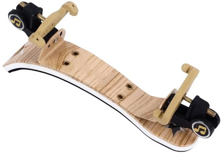 Poggiaspalla per Violino Regolabile e Pieghevole per Violino 1/2, Supporto per Spalla Ergonomico con qualità del Suono Migliorata (Colore del legno)