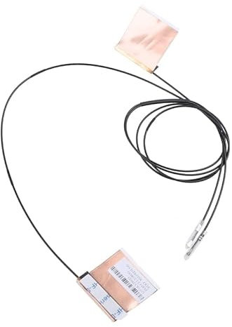 Internal Laptop WiFi Antenna for PC, Notebook, Desktop & Motherboard | 2.4GHz/5GHz/6GHz | 4th Generation U.FL (Compatible with MHF4) Connectors on M2 Wi-Fi Cards | 2-Pack