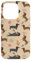 iPhone 14 Pro Dachshund Pattern Sausage Dog Lover Wiener Flower Pattern Case