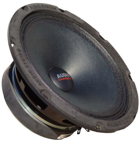 1 MIDRANGE Audio System KF-8 KF8 20,00 cm 200 mm Altavoz de 8 de diámetro, 200 vatios rms y 400 vatios máx, 4 ohmios, sensibilidad de 96 db, Coche, 1 Pieza