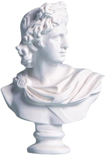 Wudaizhi David Harz Figur Griechische Gips -Statue -porträts Büste Mini Gypsum Figuren Zeichnen Praxis Handwerk Moderne Wohnkultur