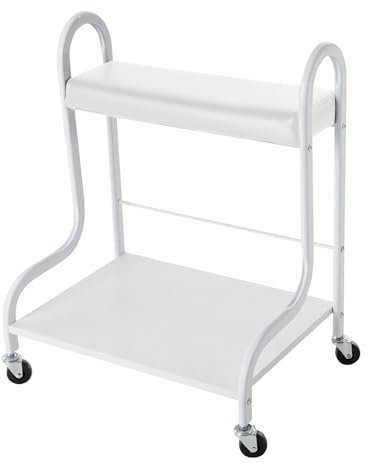 Kosmetikerwagen Beauty Salon Rolling Trolley, Salon Nagel oder Fußbad Spa Portable Trolley Cart Maniküre Fußstütze mit Rädern Rolling Trolley für Fußbad, für Schönheit Maschine Tisch SPA