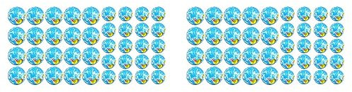 Slicooken 80 Stück Globe Stress Ball World Earth Stressbälle, 3 2,5 Mini-Schaumstoff-Stressbälle für Erwachsene Teenager Fingerübungen