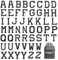 52 Stück Buchstaben zum Aufbügeln 5cm Schwarz A-Z Bügelbuchstaben für Textilien zum Bügelbild Selbst Gestalten für Kleidung, Kleid, Mütze, Socken, Jeans, DIY Accessoires