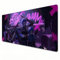 LZYMX XXL Gaming-Mauspad, 900 x 400 mm, wasserdicht, rutschfest, Schreibtischunterlage für Büro, Violett