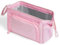 ANOMM Trousse Crayons Grande Capacité avec 3 Compartiments, Trousse Scolaire,Trousse à Crayons Zippée avec Poignée, Sac de Rangement Portable de Papeterie pour L'école et Le Bureau - Rose