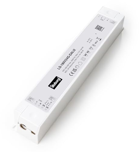 illuburg LED Trafo 24V 54W - 180W Dimmbar DALI PUSH Flickerfree LED Netzteil Treiber Vorschaltgerät Driver Power Supply