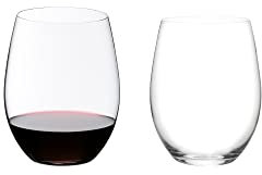 RIEDEL The O Wine Tumbler Cabernet/Merlot, 2er Set, Klares Kristallglas, maschinell gefertigt